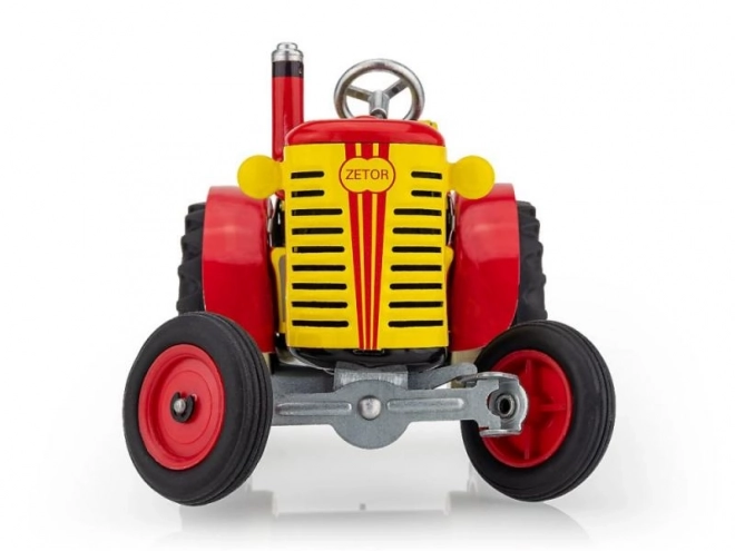 Traktor Zetor crveni na ključ metal 14cm 1:25 u kutiji Kovap