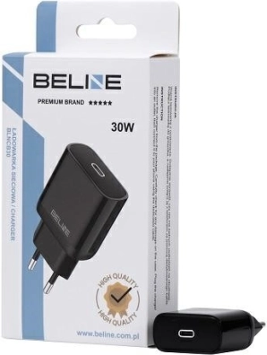 mrežni punjač 30 W GaN USB‑C PD 3.0, crna