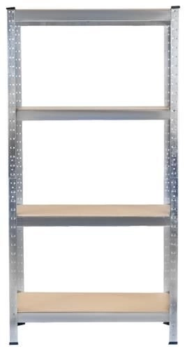 Metalni stalak s 4 police 150x75x30 cm