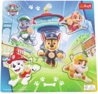 Drvene mini slagalice PSI PATROL – 5 dijelova