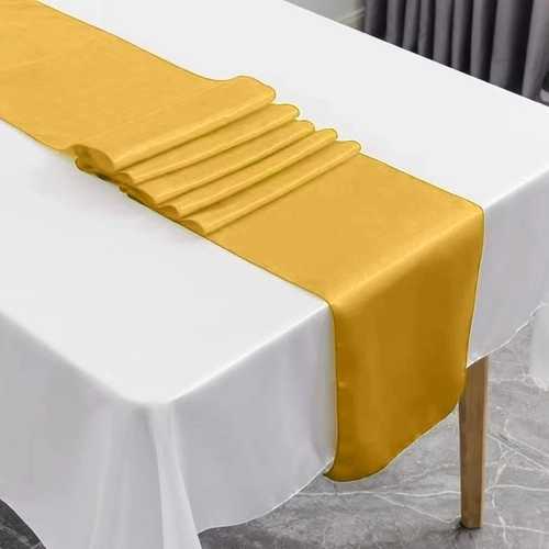 Zlatni satenski put za stol 900x36 cm