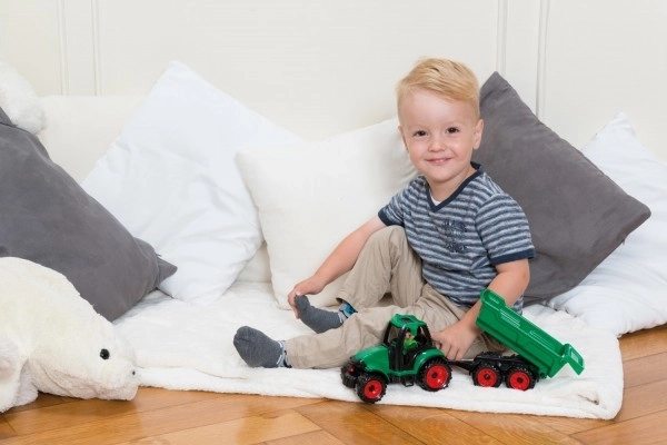 Auto Truckies traktor s prikolicom plast 32cm s figuricom u kutiji 24m+