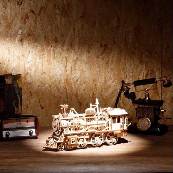 Rokr 3D drvena puzzle lokomotiva 350 dijelova