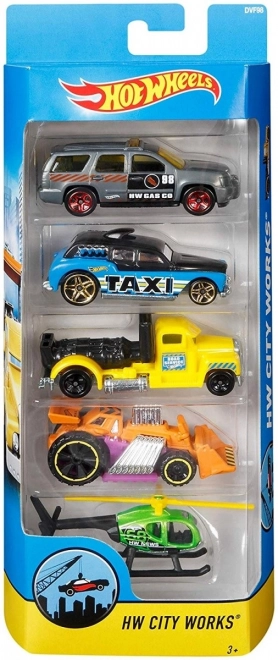 Hot Wheels kolekcija pet autića