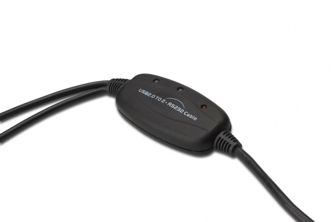 USB 2.0 adapter na 2x RS232 (DB9) s kabelom USB A M/Ž duljina 1,5m