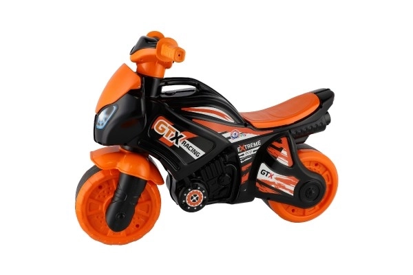 Odrážedlo motocikl narančasto-crna plastika u vrećici 35x53x74cm 24m+