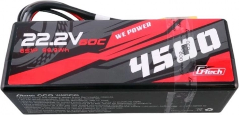 LiPo baterija 22,2 V 4500 mAh 60C HardCase za RC aute Gens Ace G-Tech