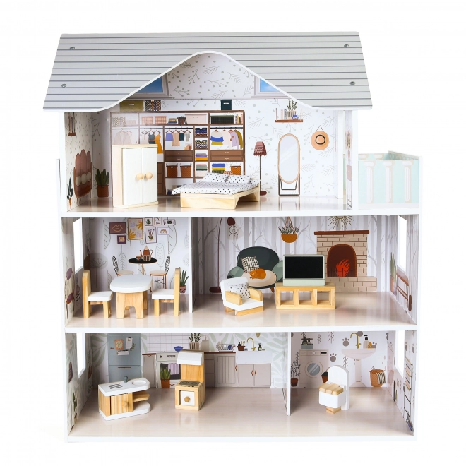 Kučica za lutke s namještajem Residence Emma ECOTOYS