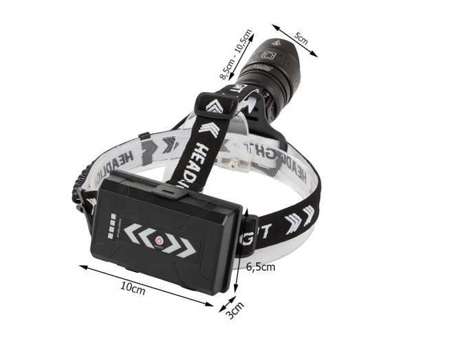 Profesionalna čeona svjetiljka s LED Cree XHP360 Powerbank Zoom od Bailong