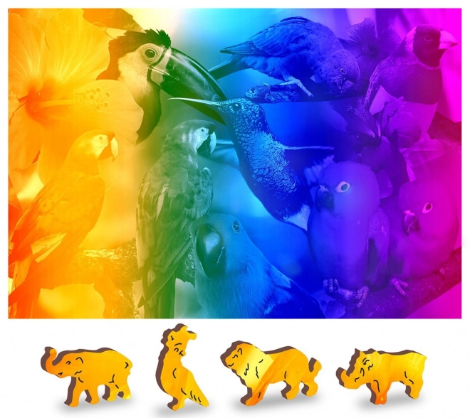 Drvene puzzle Ptičiji raj