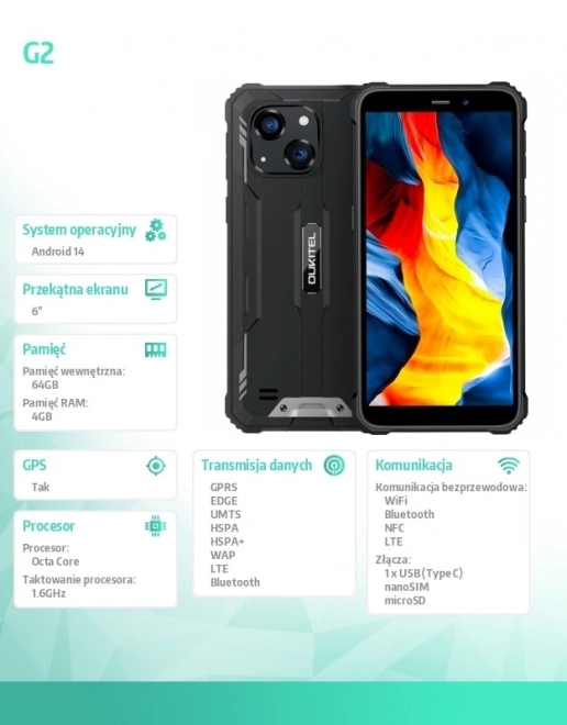 Otpornog smartphonea Oukitel G2
