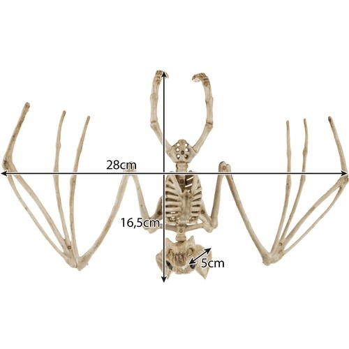Kostur šišmiša - dekoracija 30 cm Malatec