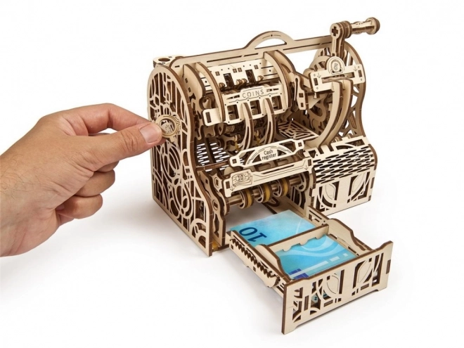 Ugears 3D drvena mehanička slagalica Blagajna