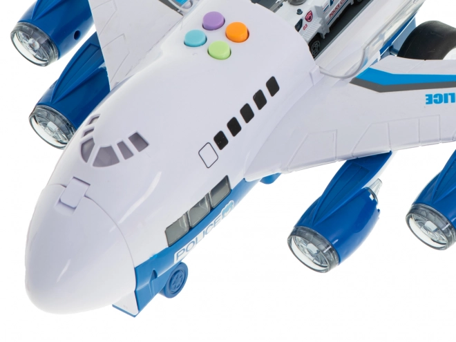 Policijski transportni avion s autima