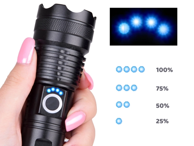 Snažna LED svjetiljka USB vodootporna