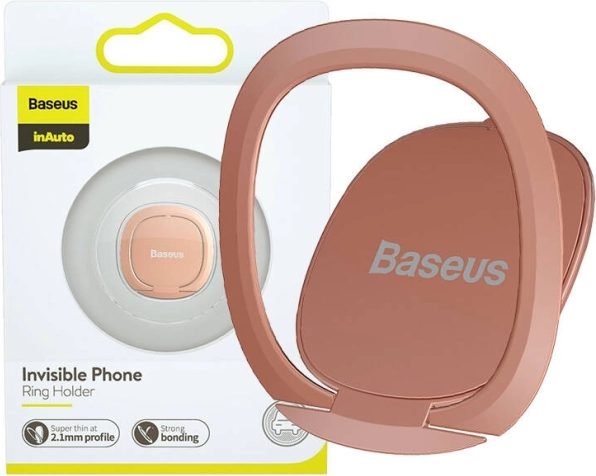 Nevidljivi Baseus držač za telefon - ružičasto-zlatni