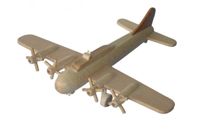 Drveni model zrakoplova Bombarder B17 veliki