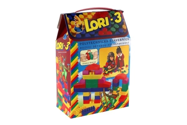 Konstrukcijski komplet LORI 3 plastika 50 kom u kutiji 19x28x10 cm