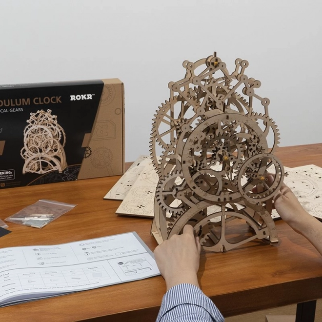 Klasični sat - 3D drvena slagalica