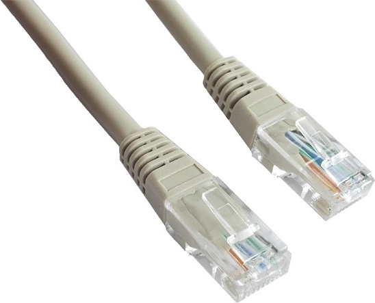 Patch kabel kategorije 5e s zaštitnim omotačem 0,25 m sivi