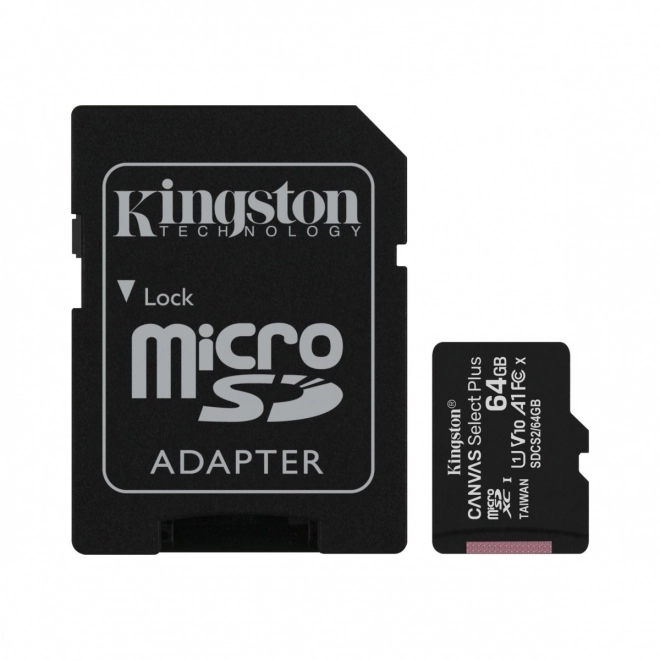 Memorijska kartica MicroSD 64GB Canvas Select Plus 100MB/s adapter