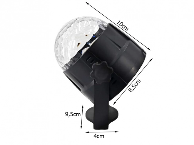 LED disko projektor s RGB svjetlosnim efektima