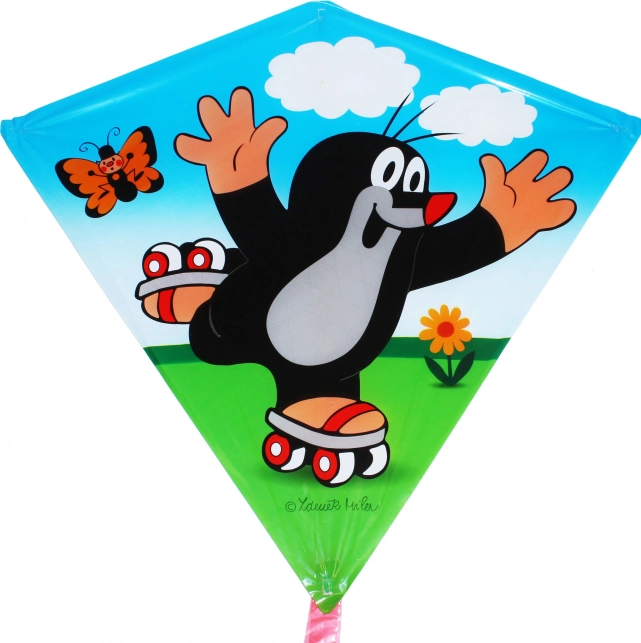 Leteći zmaj TEDDIES – KRTEK na klizaljkama 68 × 73 cm