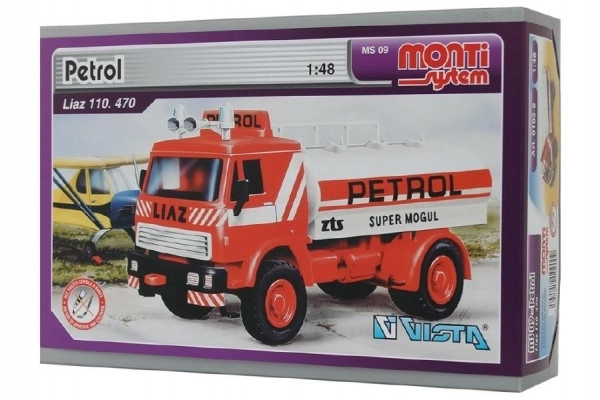 Konstrukcijski set Monti System MS 09 Petrol Liaz 1:48 u kutiji 22x15x6cm