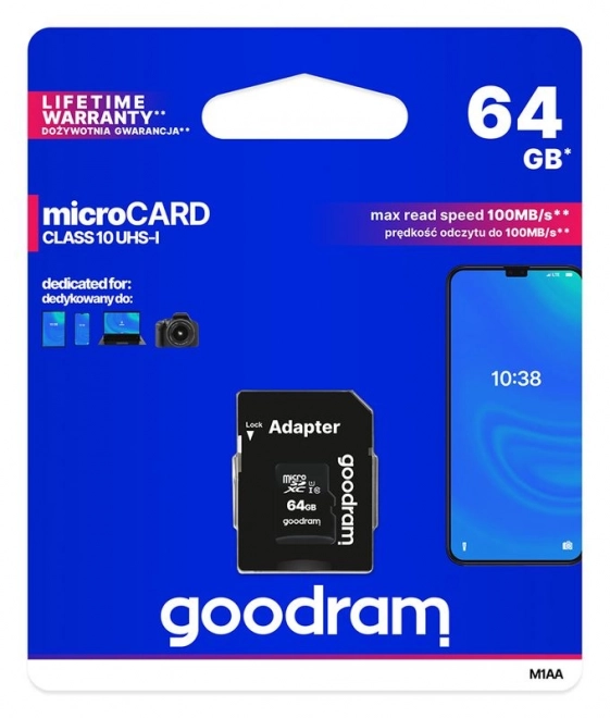 Memorijska kartica Goodram microSD 64GB