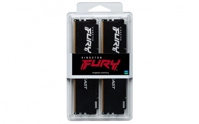 Kingston Fury Beast DDR5 memorija 32GB (2x16GB) 6400 MHz CL32 crna