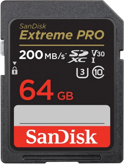 Memorijska kartica SANDISK EXTREME PRO SDXC 64GB 200/90 MB/s UHS-I U3 (SDSDXXU-064G-GN4IN)