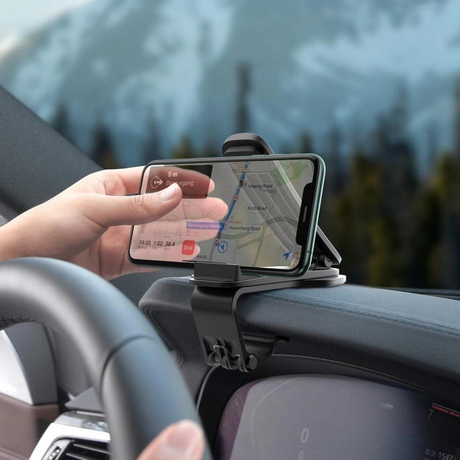 Držač za auto Baseus Big Mouth Pro crni