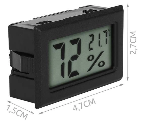 Digitalni termometar i higrometar 2u1