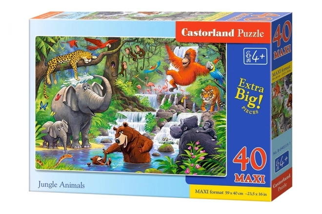 Puzzle Džungla Životinje Maxi
