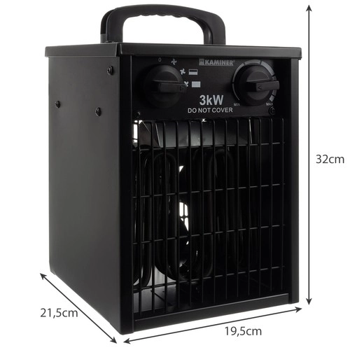 Električni grijač s ventilatorom Kaminer 24361