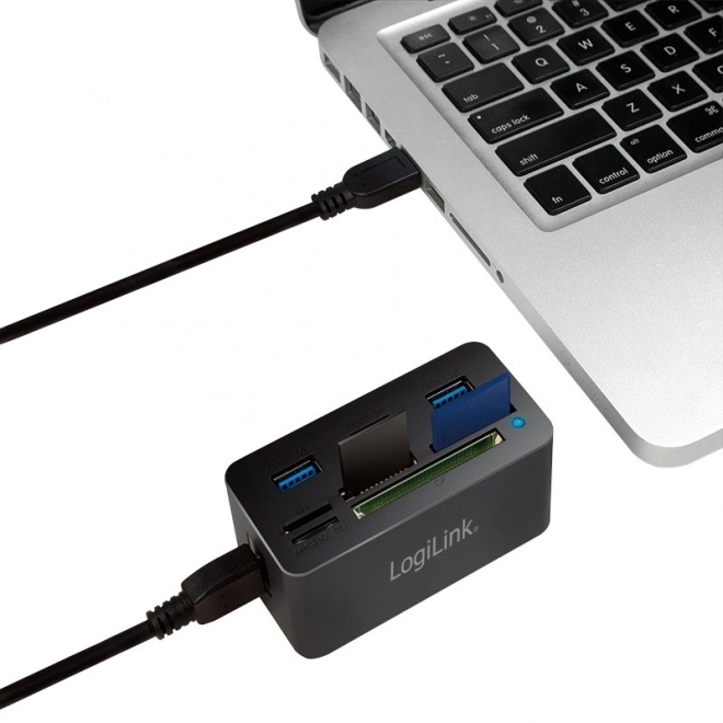 LogiLink USB hub i čitač kartica