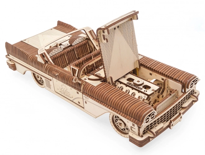 3D drveni mehanički auto model Kabriolet snova