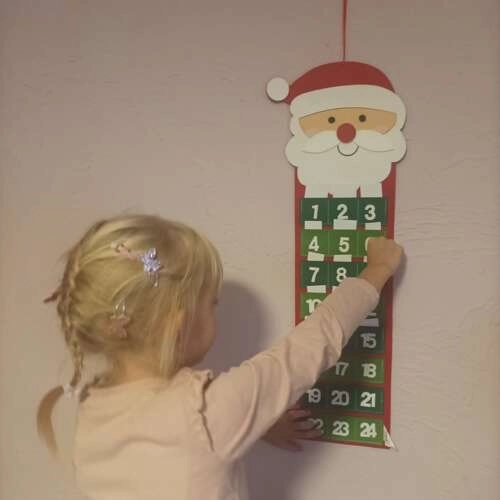 Viseći adventski kalendar Ruhhy 22252