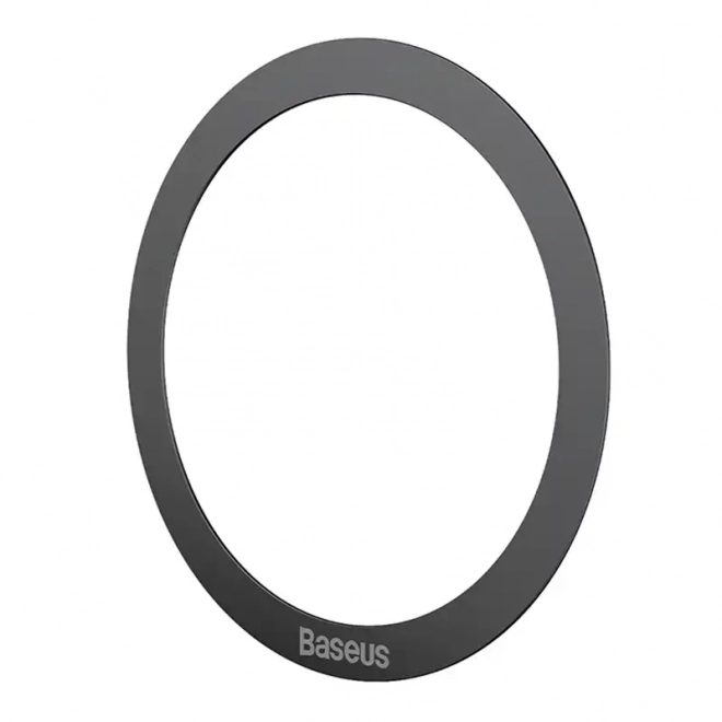 Baseus Halo Magnetski prsten za telefone, MagSafe (crni)