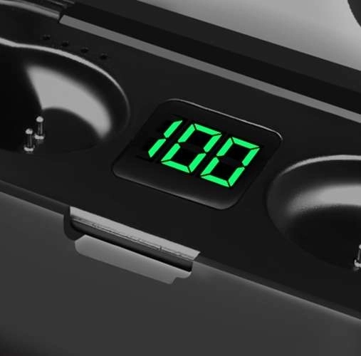 Bluetooth bežične slušalice - crne + powerbanka