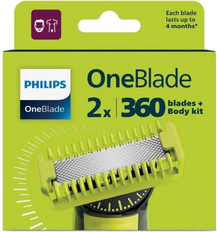 Philips OneBlade 360 Zamjenski Noževi s Body Kitom