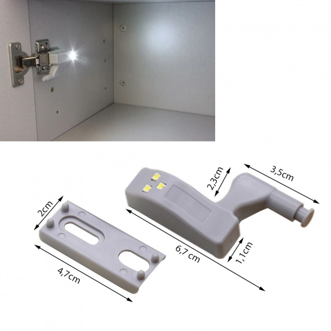 Svjetiljka za ormare s tri LED diode