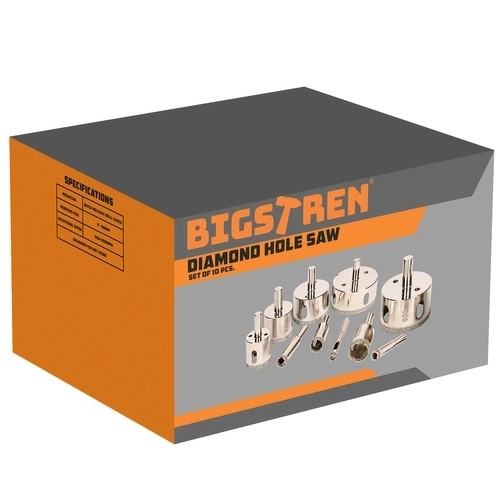 Dijamantne rezne bušilice set 10 kom - Bigstren 21641
