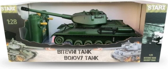 RC tenk s infra bitkom – zeleni