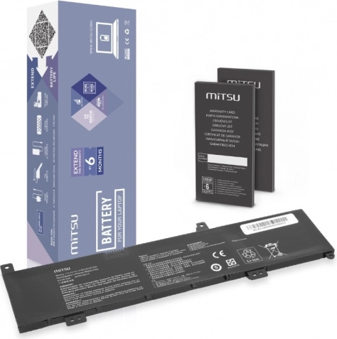 Baterija MITSU C31N1636 za ASUS VivoBook Pro (11,4 V, 4100 mAh, 47 Wh)