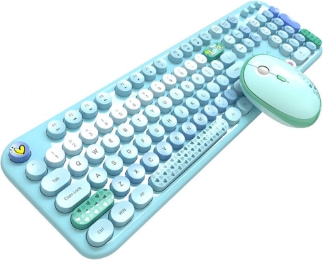 MOFII Lovely Bežični Set Tipkovnice i Miša (Plava)