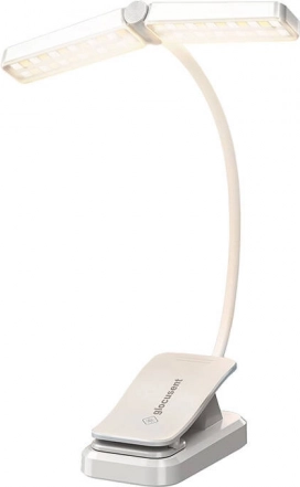 Svjetiljka za knjigu Glocusent Wingy USB-C bijela