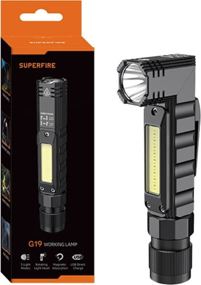 Multifunkcionalna svjetiljka Superfire G19, 200 lm, USB