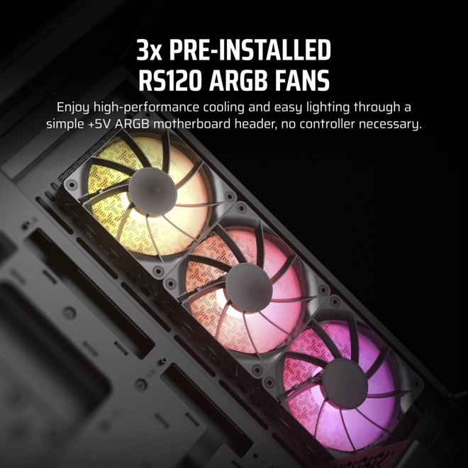 Računalno kućište Mid-Tower 3500X ICUE LINK RGB TG crna