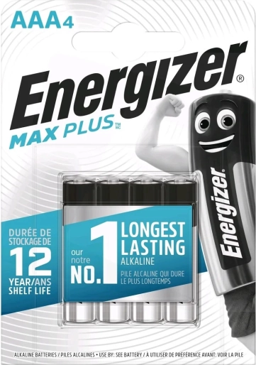 Alkalne baterije AAA Max Plus, 4 kom, blister